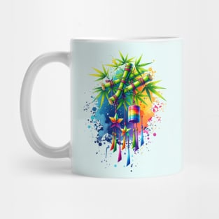 Watercolor Tanabata Tree Mug